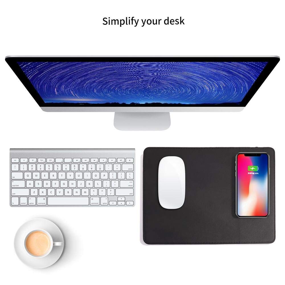 Mobile Phone Qi Wireless Charger Charging Mouse Pad Mat For IPhone X /8 8Plus For Samsung S8 Plus /S7 S6 Edge Note 8 Note 5