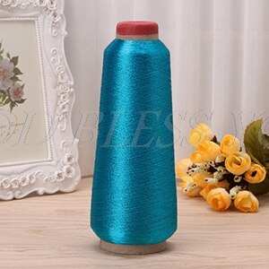 Gold Silber Farbe Linie Computer Kreuz-stich Garn Gewebt Stickerei Linie Stickerei Gewinde linie textil metallisch: 6