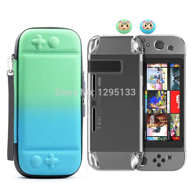 Hard Travel Protective Storage Bag For Nintend Switch Crystal Shell For Nintendo Switch Console Case Game Accessories: Pack C