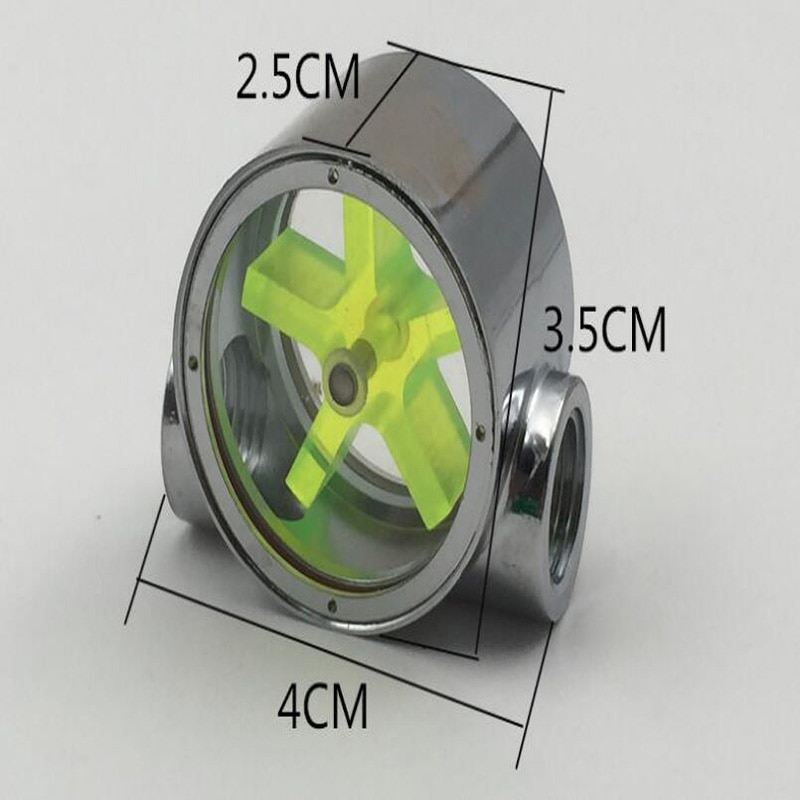 Computer water flow meter Flow Meter Water Cooling Flow Indicator Meter