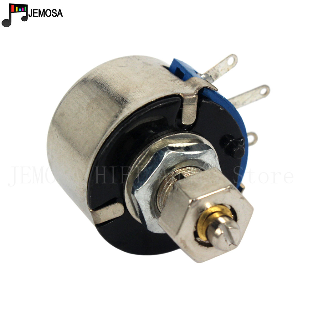 10Stck DIY HIFI Single Potentiometer WX14-11 3W 47R 56R 100R 220R 470R 1K 2,2 K 4,7 K 10K 20K 5% Filament Gleichgewicht