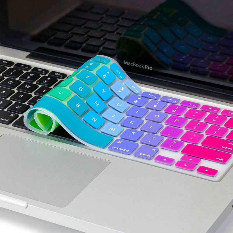 Siliconen Toetsenbord Cover Voor Apple Macbook pro 13 "13.3'' A1278 Unibody MC700 MC724 tot late 13.3 inch ONS