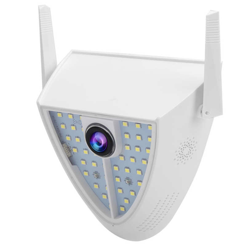 Wi-Fi Camera 1080P WiFi Camera 44 Lights Courtyard Monitor 2‑Way Audio Full‑Color Nigh IP65 Waterproof 100‑240V