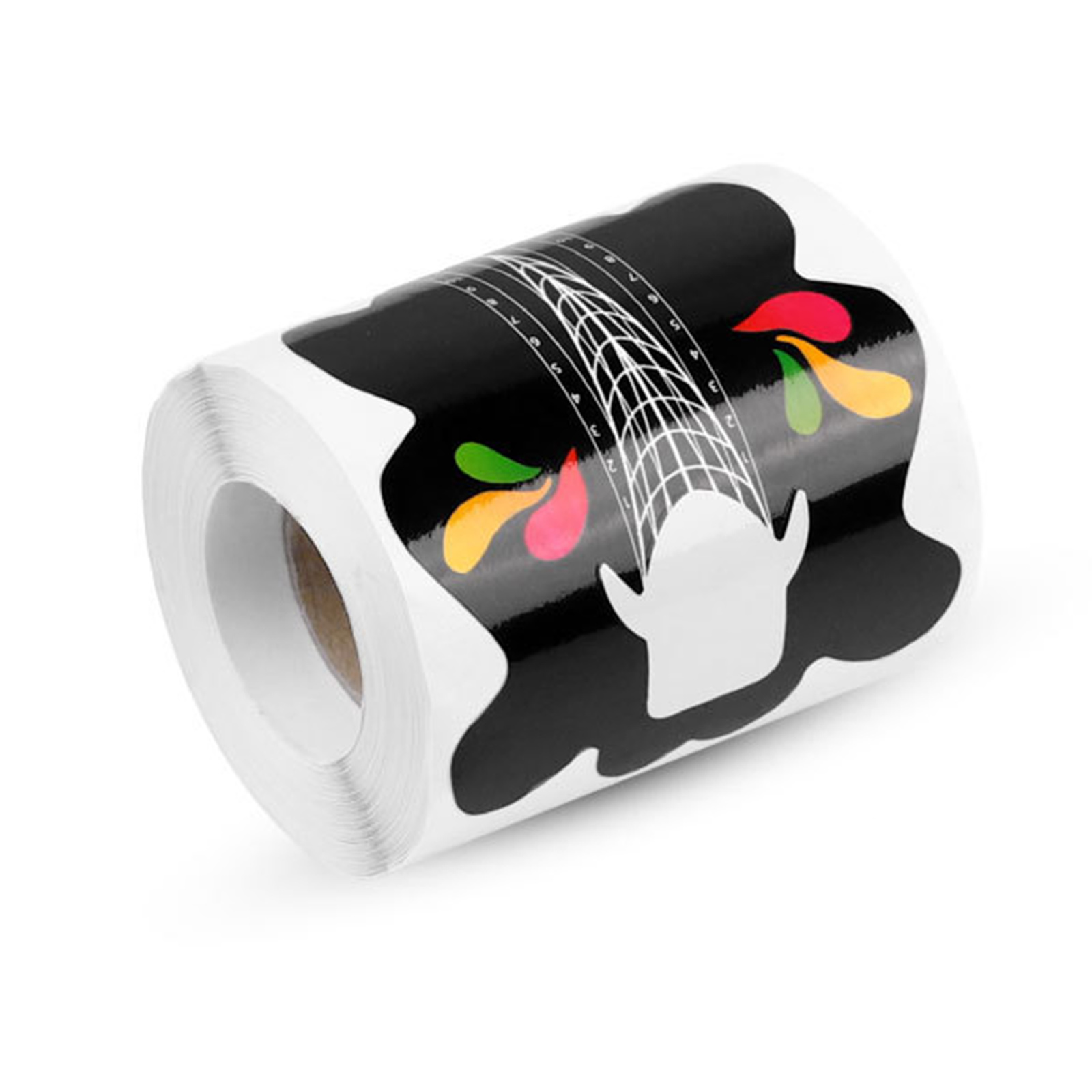 100PCS Nails Form Nail Art Tips Guide Sticker Adhesive Dustproof Nail Form Extension Paper Nail Tool: Type 11