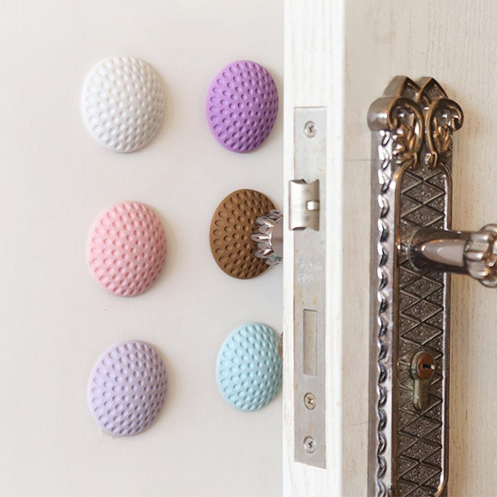 Self Adhesive Rubber Door Stoppers Soft Rubber Pad Buffer Guard To Protect Wall Protection Protectors Bumpers Damper Doorstop