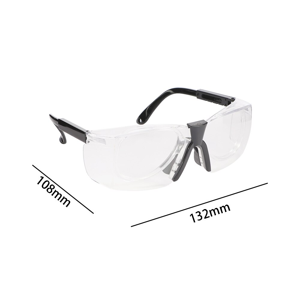 Werk Veiligheidsbril Anti-Splash Wind Stofdicht Beschermende Glazen Optische Lens Frame Voor Onderzoek Fietsen Ogen Protector