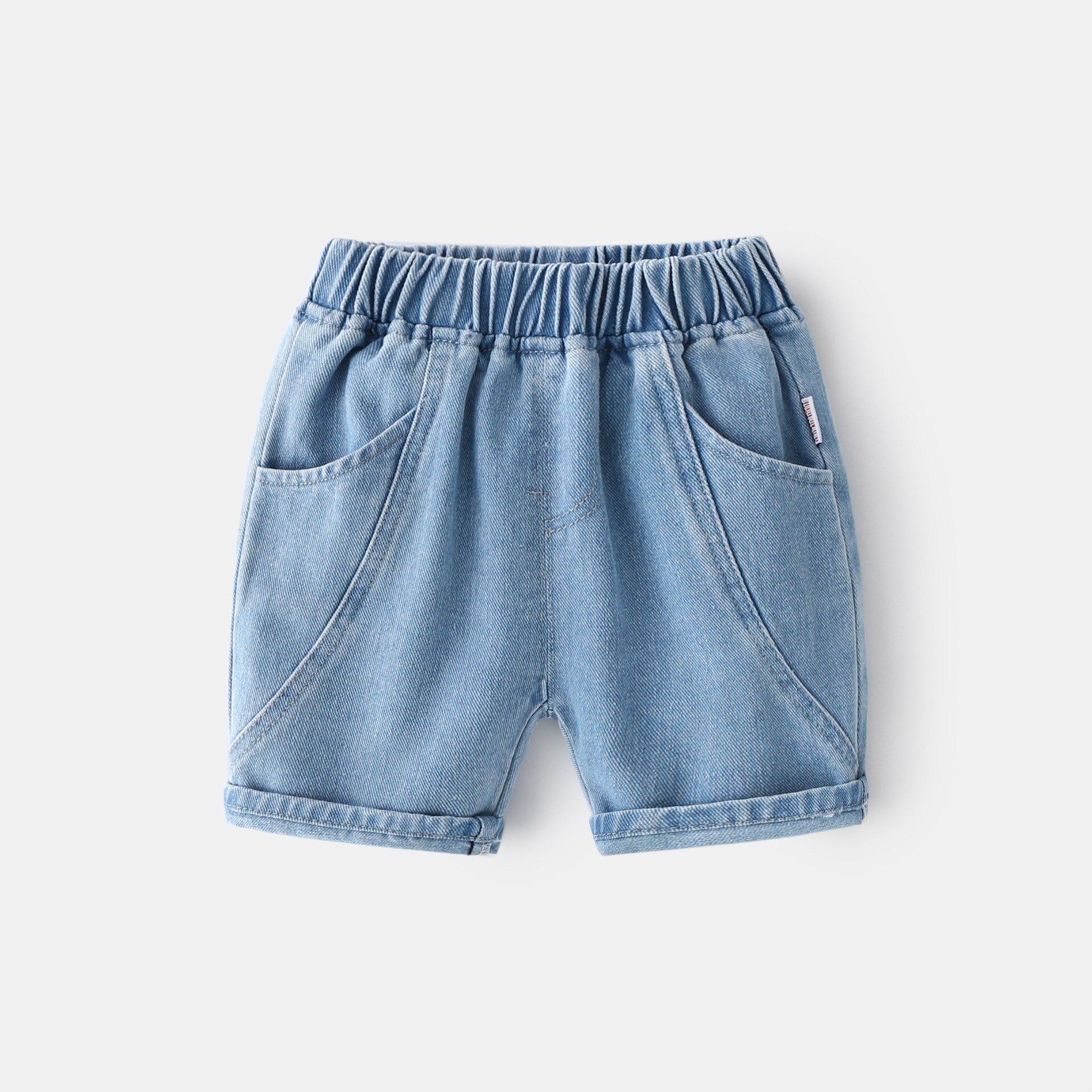 Beau short d'été en Jean pour garçons et filles, longueur aux genoux, tenue décontractée, vêtements pour enfants: blue / 90(2T)
