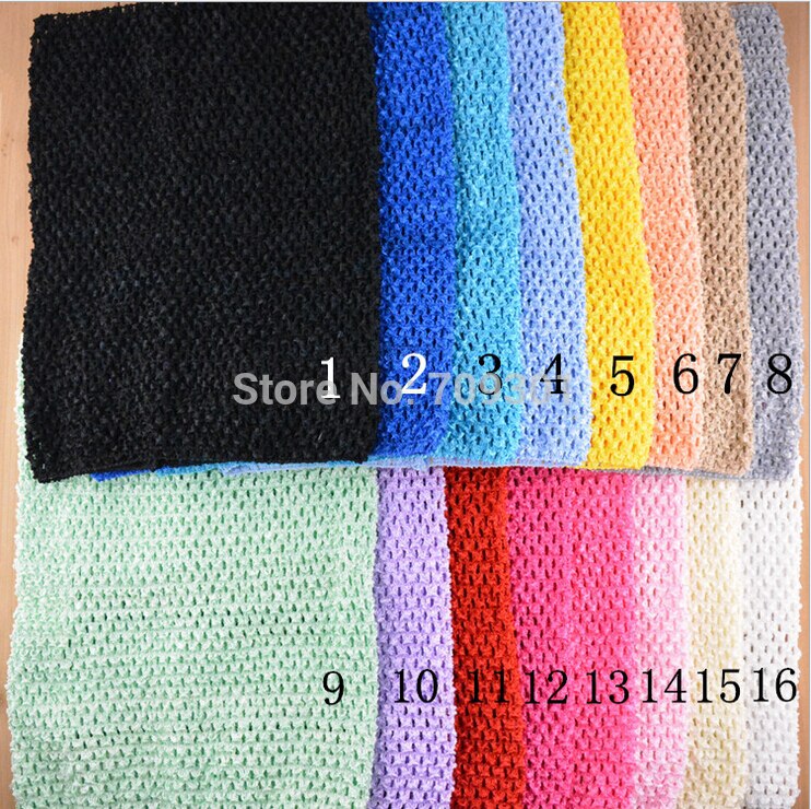 20 kleuren 12 inch Grote Haak tube top voor meisjes tutu jurk gehaakte pettiskirt tutu hoofdband