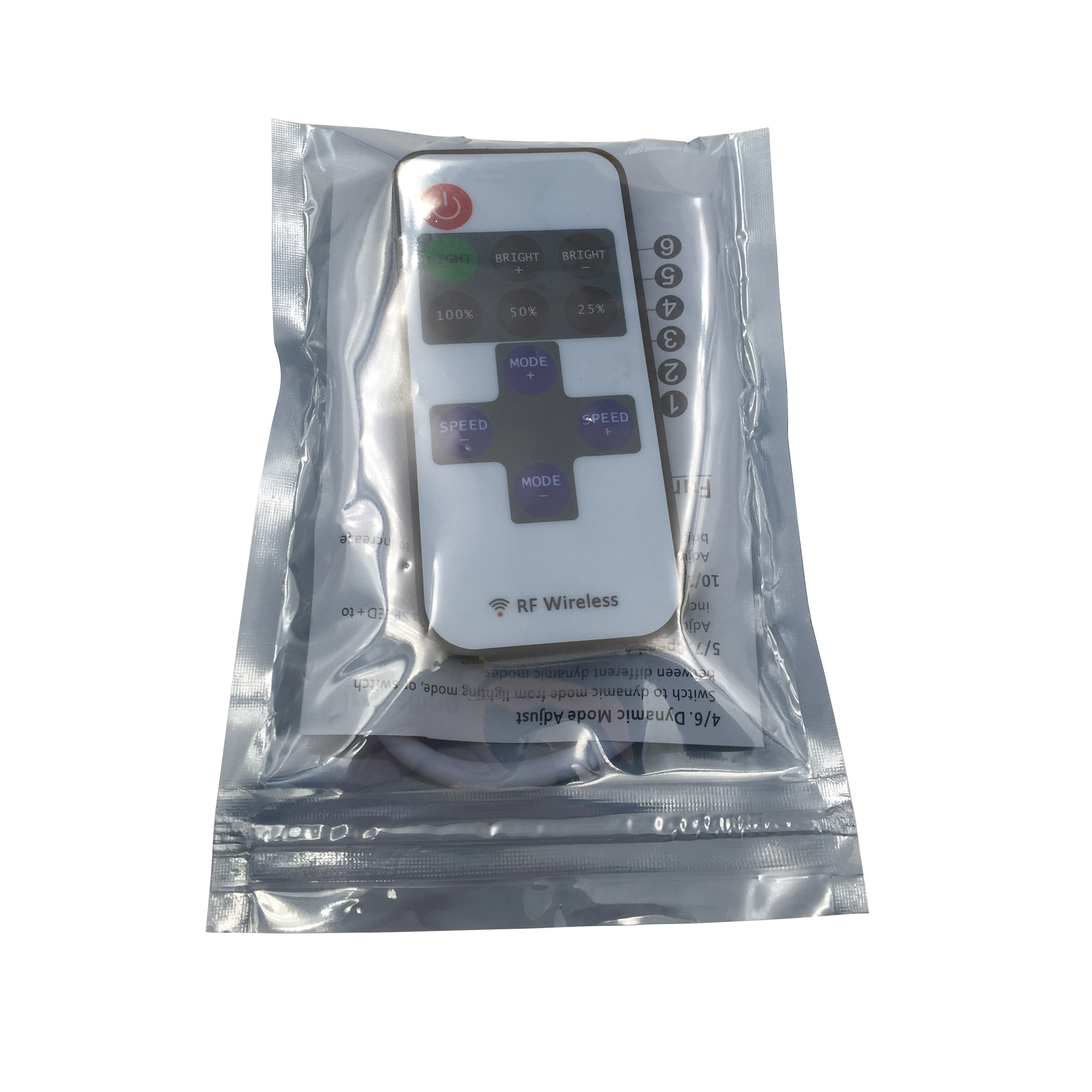 5V-12V-24V DC led strip RF wireless mini remote frequency smooth dimmer DC & Wire connector brightness adjust 12V led controller