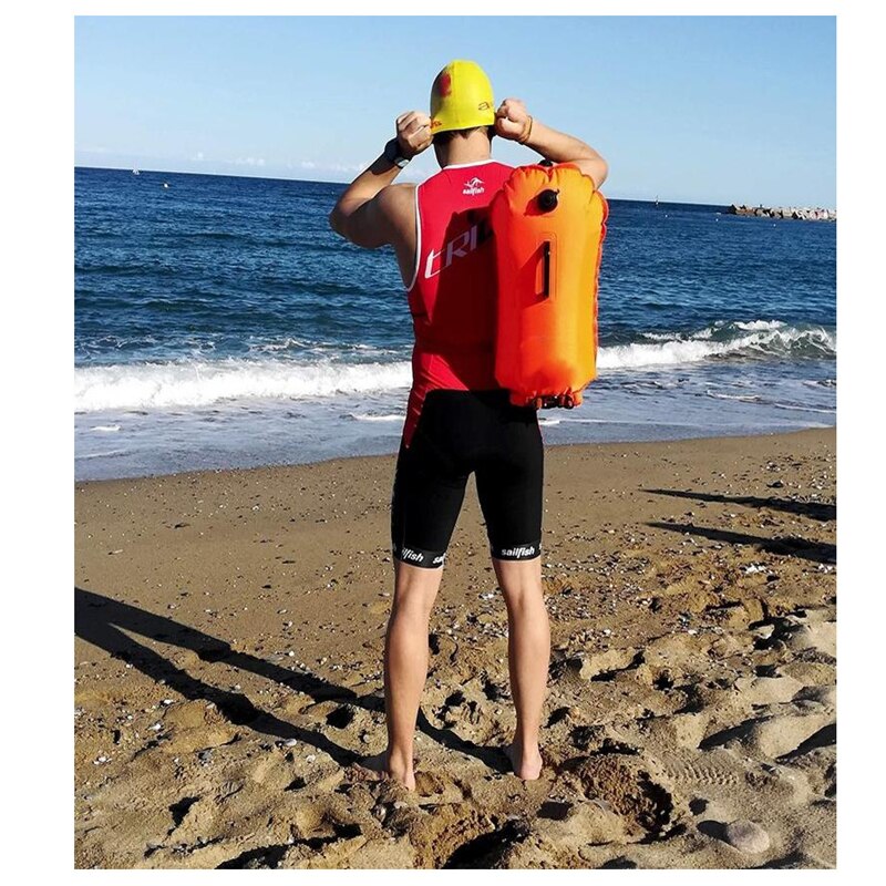 Boya de natación al aire libre multifunción bolsa de deriva de natación flotador impermeable PVC Lifebelt deportes acuáticos