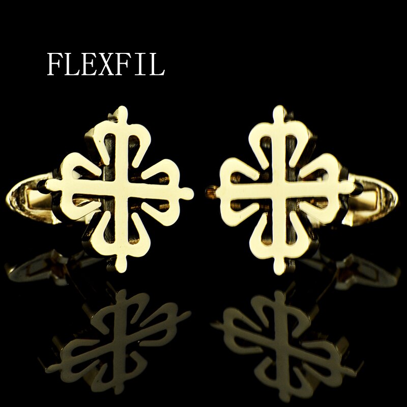 Luxury shirt cufflink for mens Brand cuff button cuff link Gold gemelos abotoaduras Jewelry