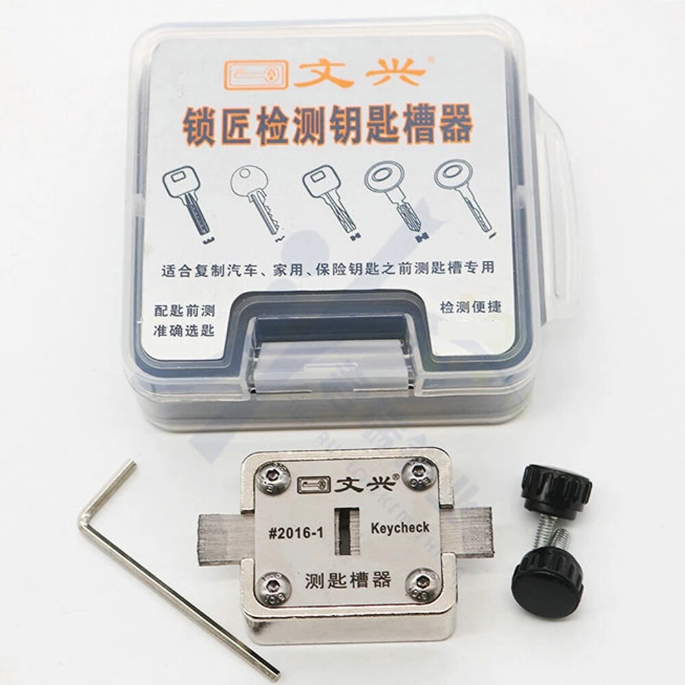 For Wenxing Key Check Groove Testing Tools Keys Way Checker Locksmith Tools