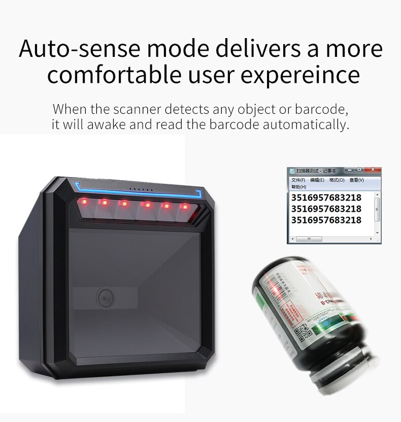 Hoge Industriële Qr Code Scannen Platform 1D &amp; 2D Scanning Platform