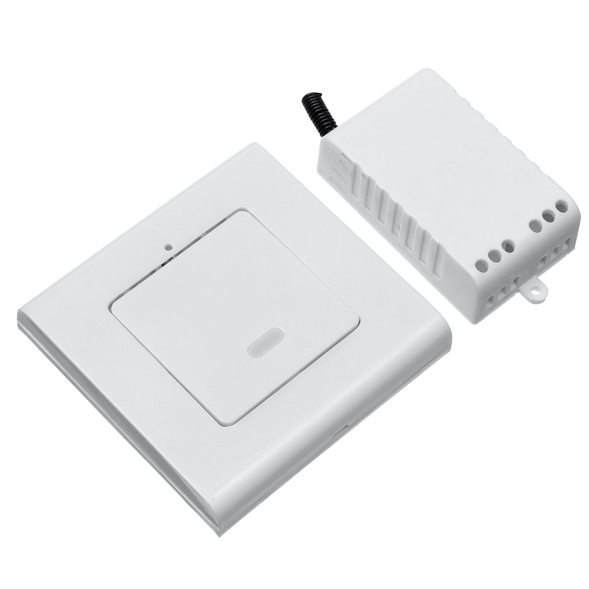 Smart Home Diy Wall Wireless Panel Transmitter LED Light Lamp Remote Control Switch 1/2/3-Way 315MHz/433MHz With Receiver Module