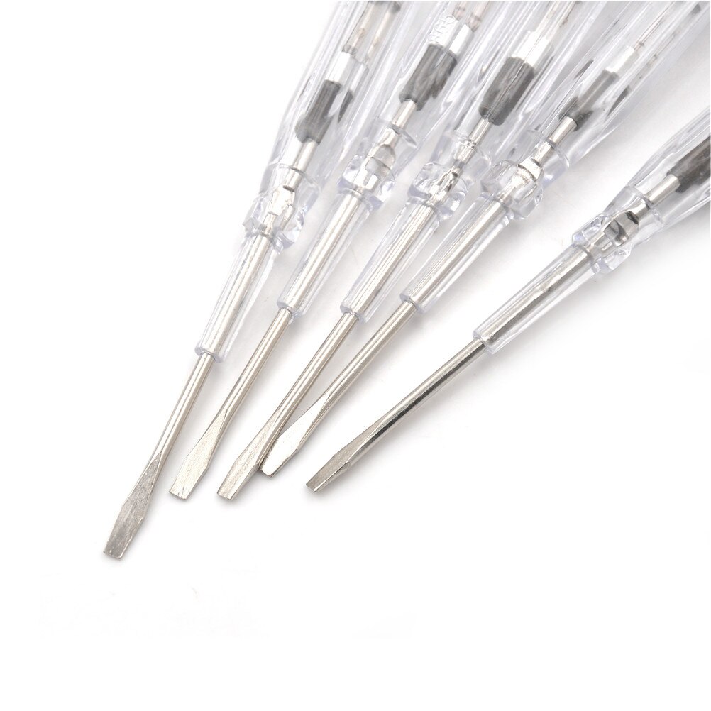 1pc Multifunctional household test pencil 100-500V Induced Electric Tester Screwdriver Probe With Indicator Light AC/DC Detector
