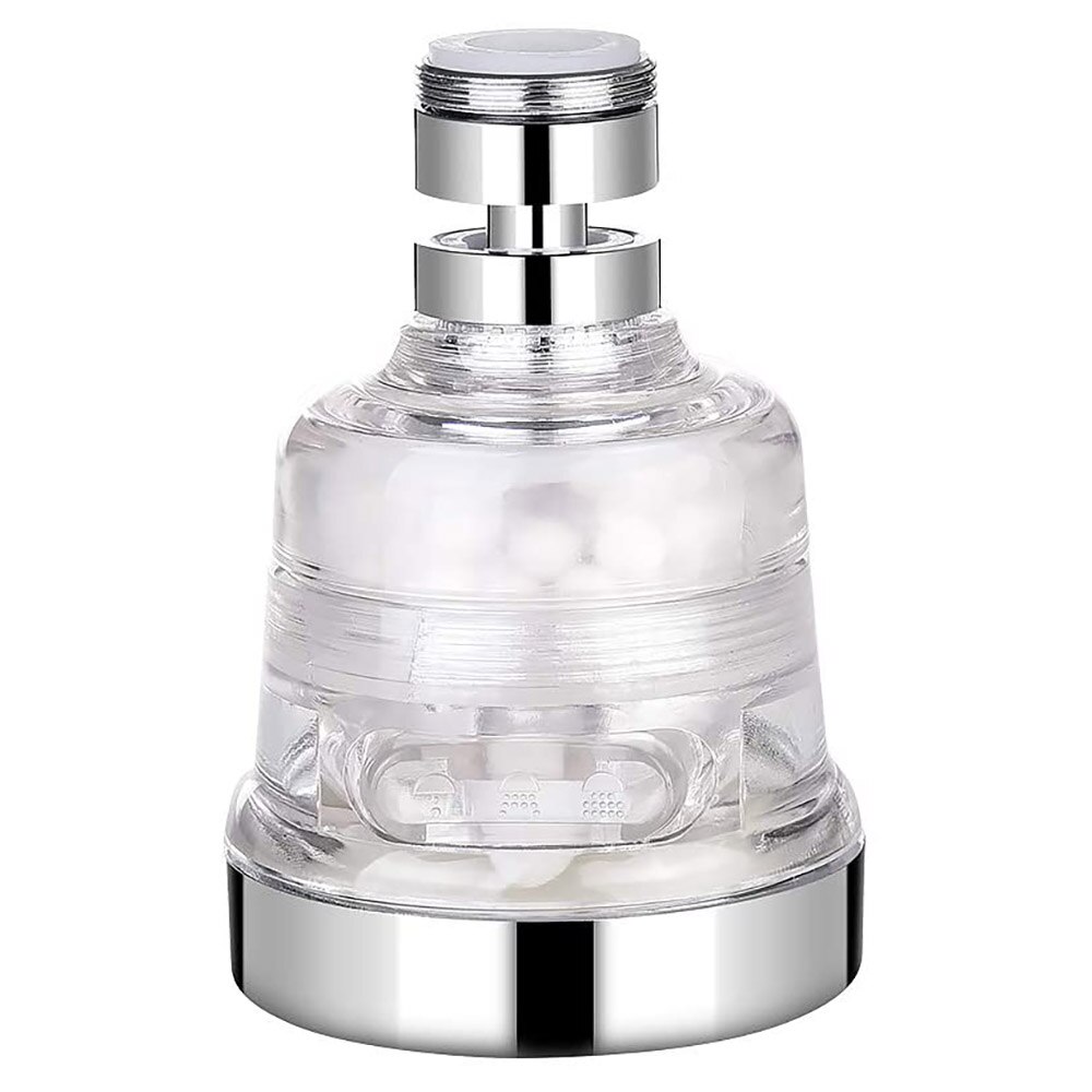 Movable Kitchen Tap Head Moveable 360 degree Rotable Water Saving Faucet Filter Flexible Diffusser (Transparent with filter): Default Title
