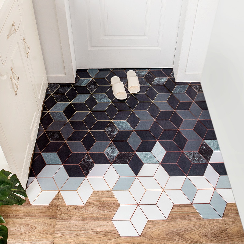 Nordic Geometrie Anti-Slip Huis Deur Mat Tapijt Tapijt Indoor Outdoor Deurmat Hal Hal Floor Front Matten Deurmat mata