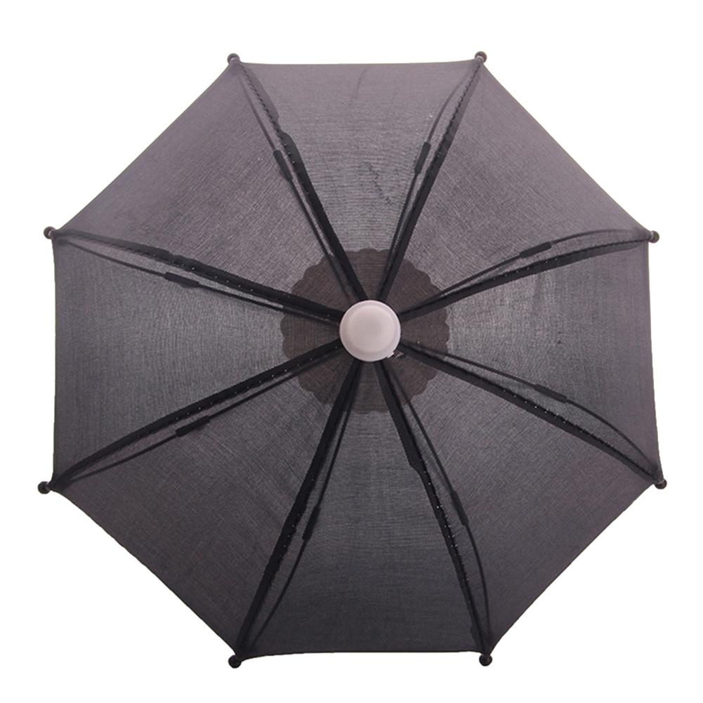 Mini Toy Umbrellas Doll's Toys Girls Doll Accessory Rain Umbrella Play Toy Photography Prop Cute Dollhouse Miniature Umbrella: WHITE