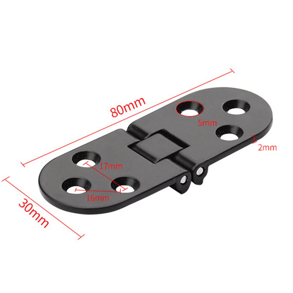 1 Pcs Rvs Flush Scharnieren Kast Scharnier 180 Graden Kastdeur Verborgen Halve Cirkel Scharnieren Meubels Accessoires