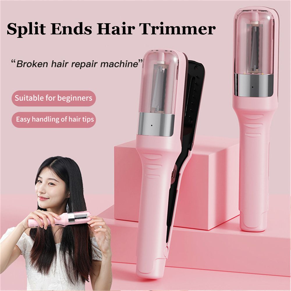 Hair ends Trimmer Split Remover Dry Damaged Brittle Automatic Trim Split for Women Cordless Hair cutting machine