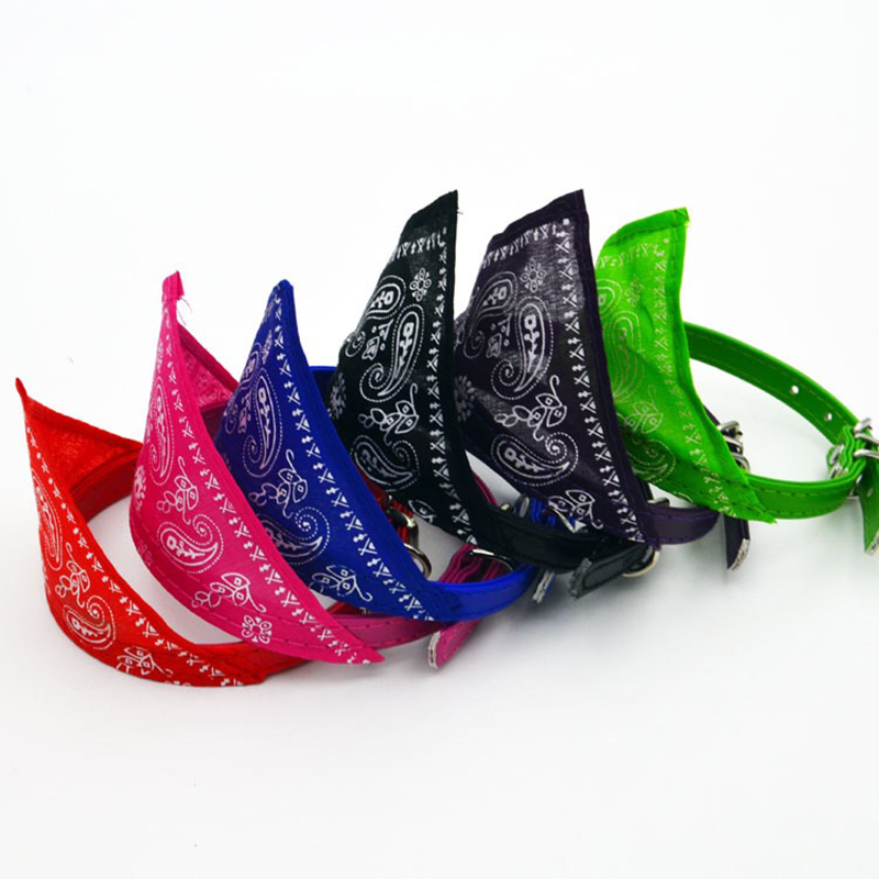 1 Uds. Collar suave para mascotas, collares ajustables para mascotas, pañuelo de gato, Collar para mascotas, trigon, accesorios para mascotas, perro pequeño ajustable