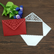 Rechthoek Envelop Pocket Metalen Stansmessen Voor Diy Scrapbooking Album Papier Kaarten Decoratieve Ambachten Embossing Die Cuts