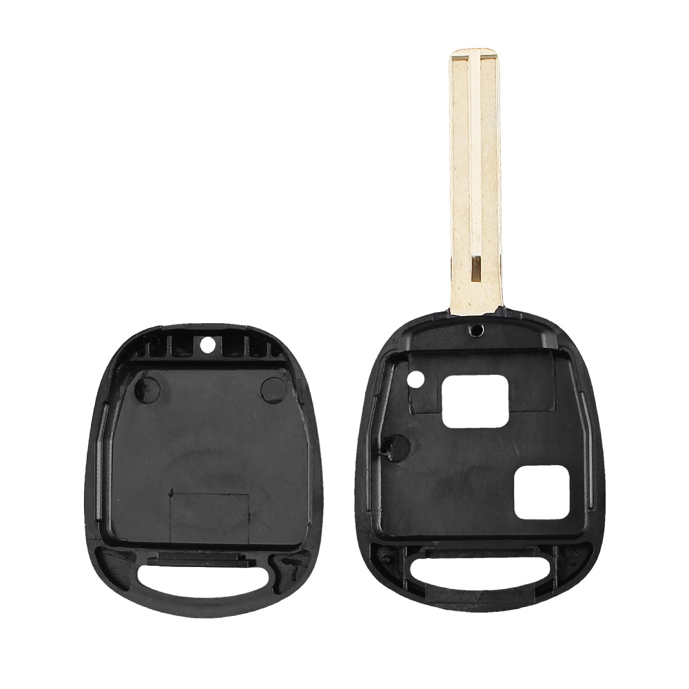 KEYYOU Car Key Shell 2/3 Buttons Remote Case for Lexus Es Rx Is Lx Gs IS200 RX300 ES300 LS400 GX460 For Toyota Uncut TOY48 Blade