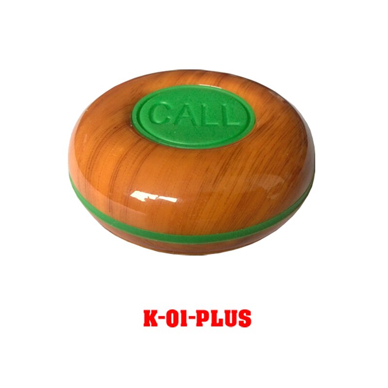 10 pcs Waterdichte Gast Oproep Ober knop 1-key push button Tafel Bell Ring voor ziekenhuis/kliniek/ bar/restaurant K-O1plus