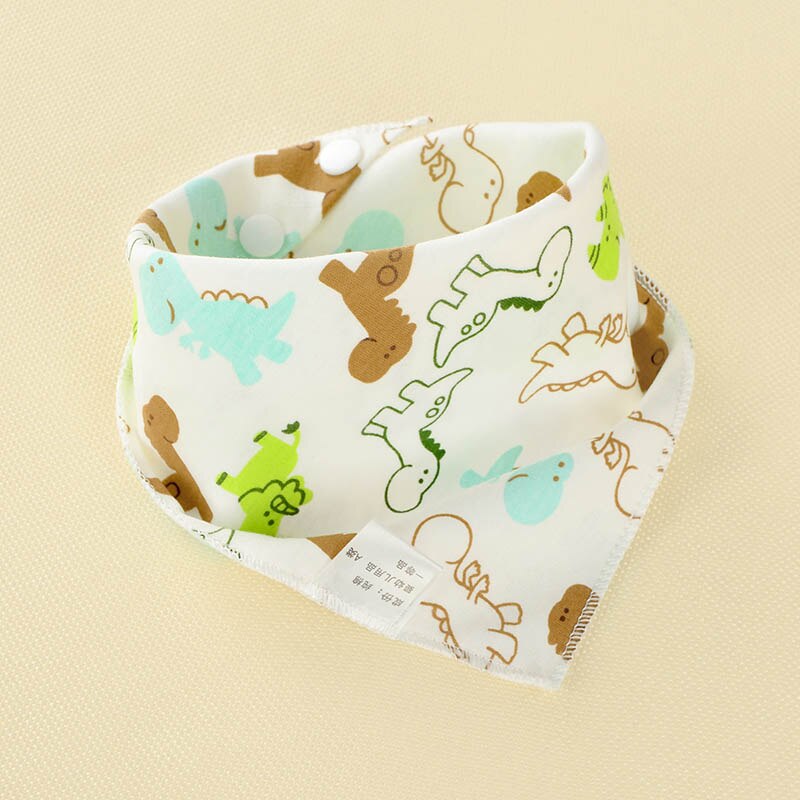 BalleenShiny Zachte Katoenen Bandana Slabbetjes Baby Babador Voeden Zuigeling Burp Doeken Cartoon Speeksel Handdoek Baby Eten Accessoire