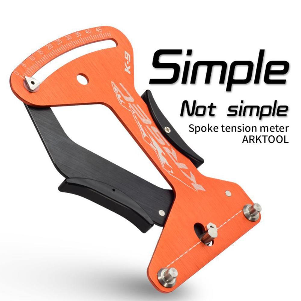 KRSEC/TOOPRE Raggi della Ruota in Lega di Alluminio bicicletta Raggi per Biciclette Misuratore di Tensione correttore Preciso Strumento di Misura Strumenti di Riparazione Della Bici