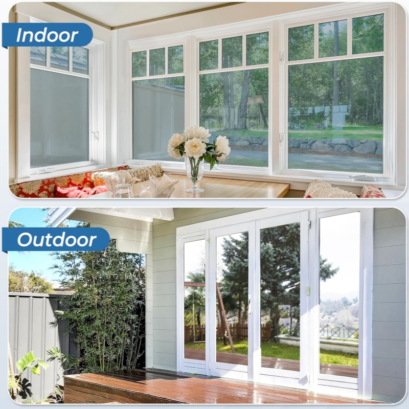 Window Film Mirror Effect One Way Vision Privacy Protection Anti-UV Rejection Building Sticker Solar Protection Window Tint