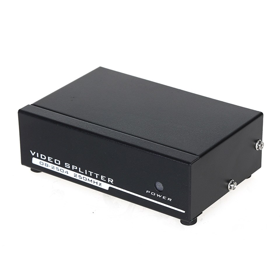 Unnlink VGA Splitter 1X4 FHD 1080P@60Hz 1 VGA Signal Input 4 VGA Output 1*4 VGA Splitters for Computer Desktop Laptop Projector