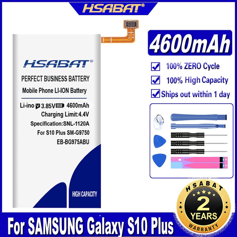 Top Brand HSABAT Battery for Samsung Galaxy S6 S7 S8 S9 S10 S20 (S6 S7 EDGE) (S6 EDGE S8 S9 S10 S20 Plus) S10 Lite S10 5G