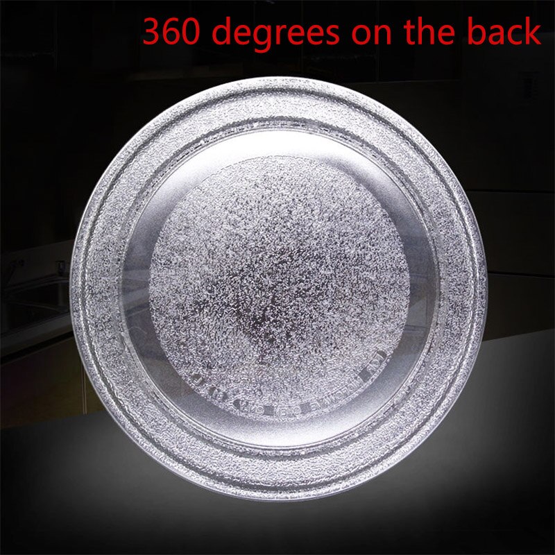 24.5 cm flad plade mikrobølgeovn glas skål mikrobølge pladespiller glas bakke