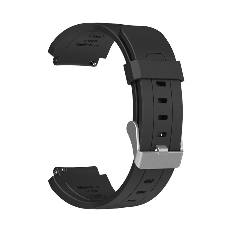 2020 nuovo Per Amazfit GTR 47 millimetri Caso Astuto Della Vigilanza Della Copertura Della Protezione per Xiaomi Huami Smartwatch Accessori: Black Strap