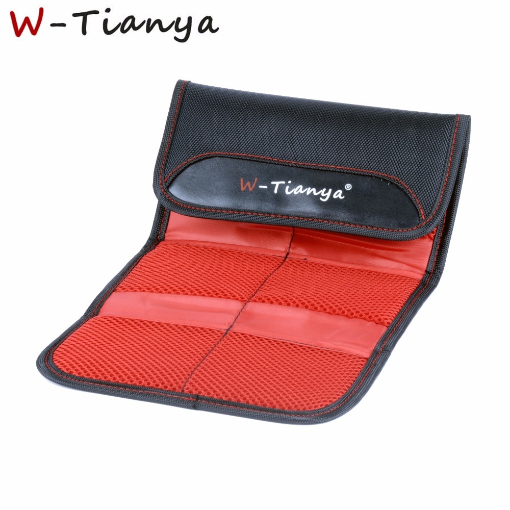 WTIANYA Camera Filter Case Wallet Pouch 6 Pockets Camera Filter Bag For Canon NIKON SONY camera Lens Filters 37mm to 82mm