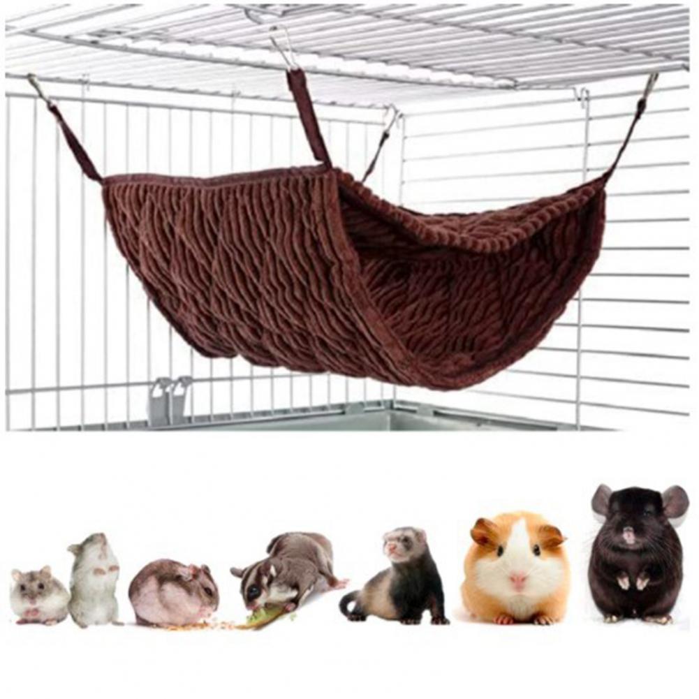 Cama tipo túnel para ratas, cueva espacial grande, casa de ardilla de doble capa, hamaca para hámster, hurón, nido para dormir para ratas, suministros para mascotas