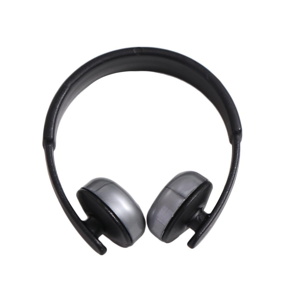 Dollhouse Props Miniature Headset Model Simulation Classic Toys Dollhouse Headphone Model 3.8cm Plastic Doll Headset Toy: Dark Khaki