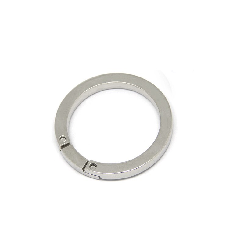 Nikkel flad skrue på rund ring o ring gate ring 1 tomme