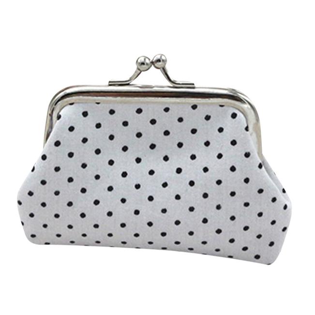 Aelicy Girl Wallet Coin Purse Cheap Women Bags Small Pouch Wallet Holder purse vintage retro Clutch Handbag Bag Bolsos Mujer: White