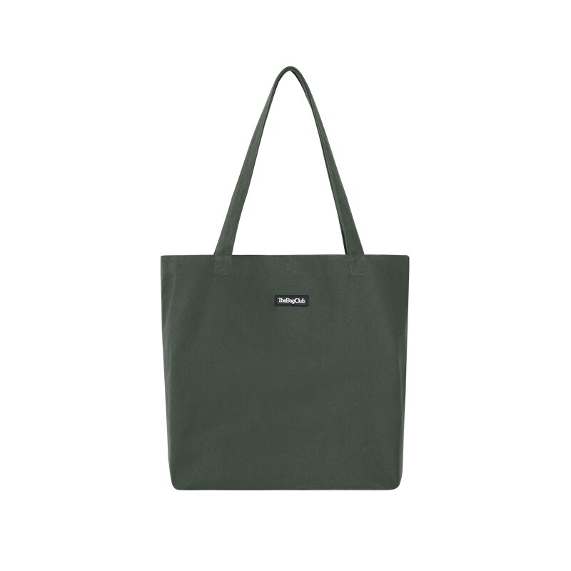 INFLAZIONE Unisex Borsa di 2020 di Estate Eco-Friendly Shopping Bag Semplice Tote Bag Donna di Alta Capacità Sacchetto di Tote di Viaggi Uomini 361AI2020: Army green