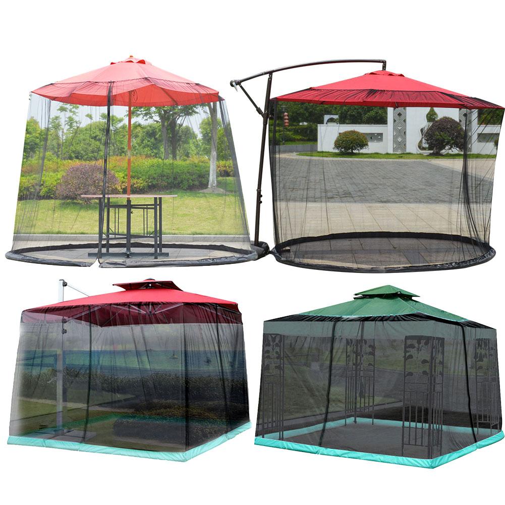 Outdoor Mosquito Net Patio Umbrella Cover Mosquito Netting Screen UV Resistant Mosquito Netting For Outdoor Yard Camping