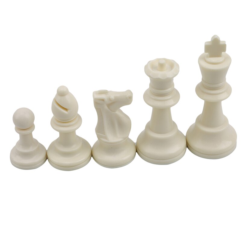 Chess Pieces 8.5cm King Chessmen Adult Child Plastic Chess Figures Tournament Game Toy Backgammon 1 Set Safety Toys