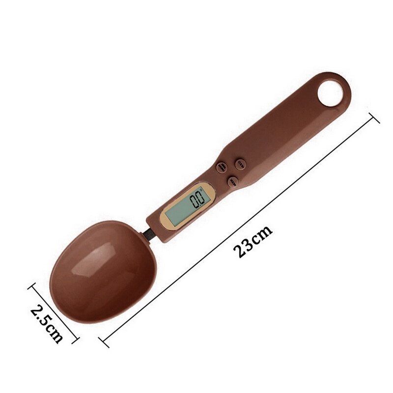 Coffee Tea Digital Electronic Scale Kitchen Measuring Spoon Weighing Device LCD Display Measuring Cup Milk Home Measurement Tool: 500g Coffee