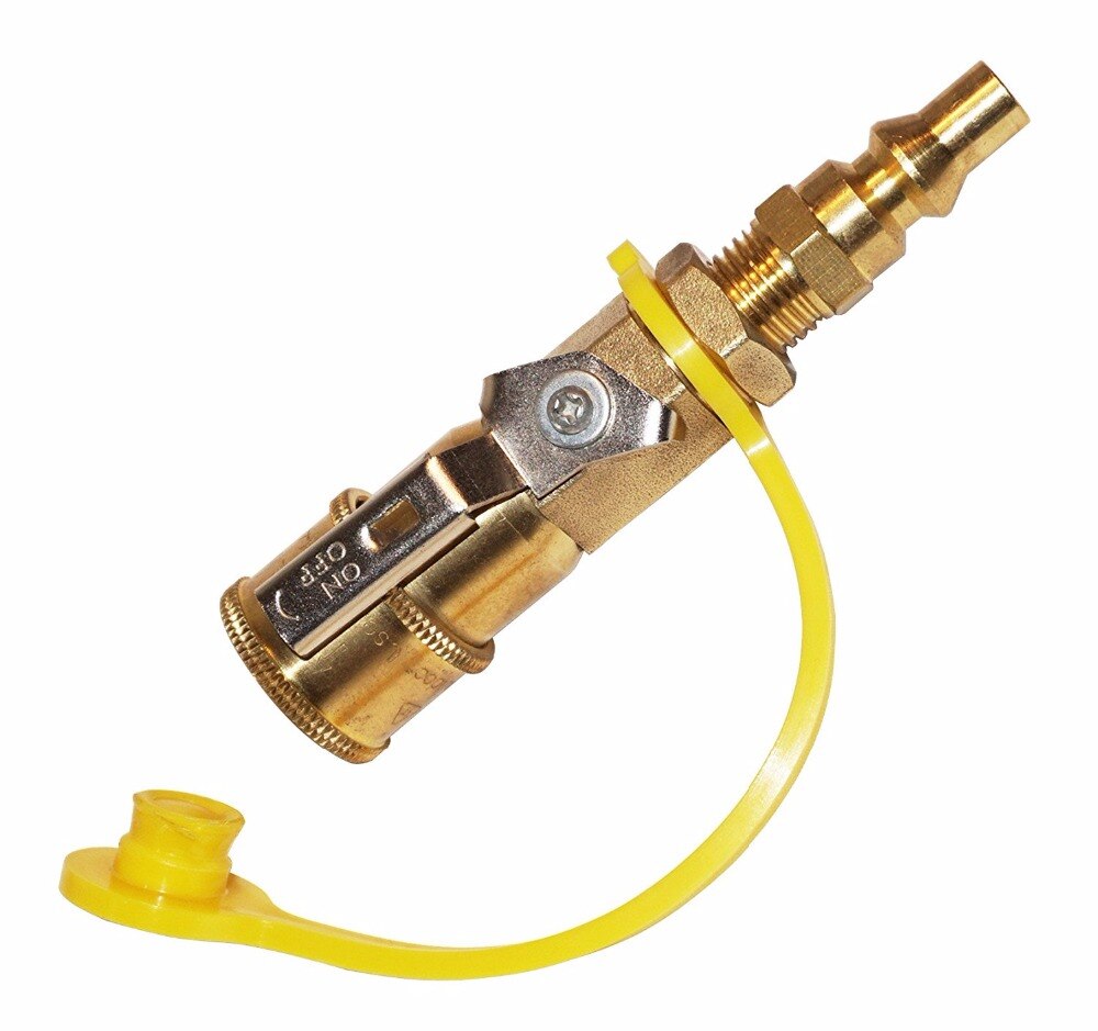 1 Pcs 1/4" USA Milton Type Brass Plug Coupler Air Quick Coupler Quick Coupling -5