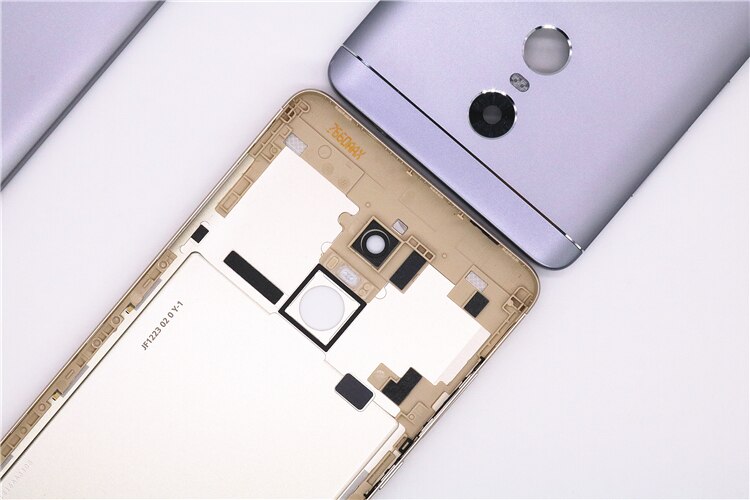 Spare Parts Back Battery Cover For Xiaomi Redmi Note 4X 32GB(Snapdragon 625) Side Buttons + Camera Flash Lens Replacement