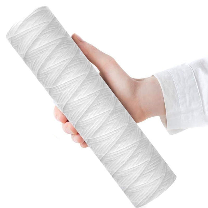 Cartucho de filtro de agua de sedimento enrollado de cuerda filtración de sedimentos de toda la casa, reemplazo Universal para carcasa RO de 10 pulgadas