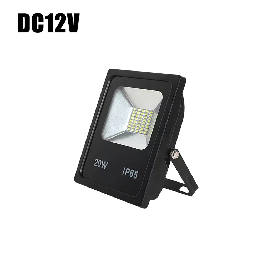 DC12-80V LED Floodlight IP66 Waterproof Flood Light 10W 20W 30W 50W 100W White Outdoor Spotlight For Night Market