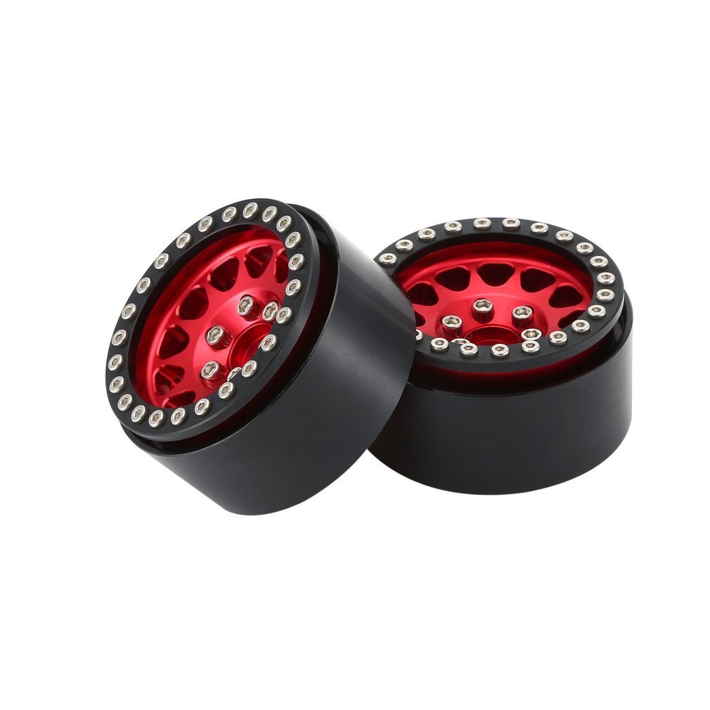 4PCS 1.9 Metal Beadlock Wheel Rim for 1:10 RC Crawler Traxxas Hsp Redcat Rc4wd Tamiya Axial Scx10 D90 Hpi Tire Accessories: Default Title