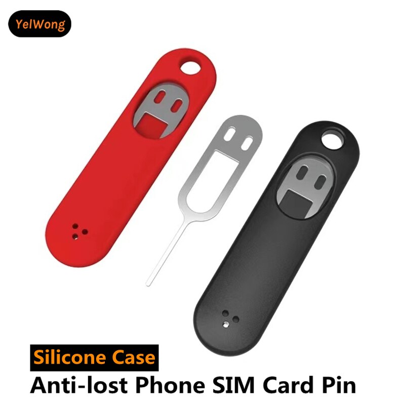 Lustige Anti-Verloren Karte Stift Für IPhone X XS XR Max 8 Xiaomi Samsung Universal- Sim Karte Entferner Tablett zu Öffnen sterben Sim Karte Auswerfen Werkzeug